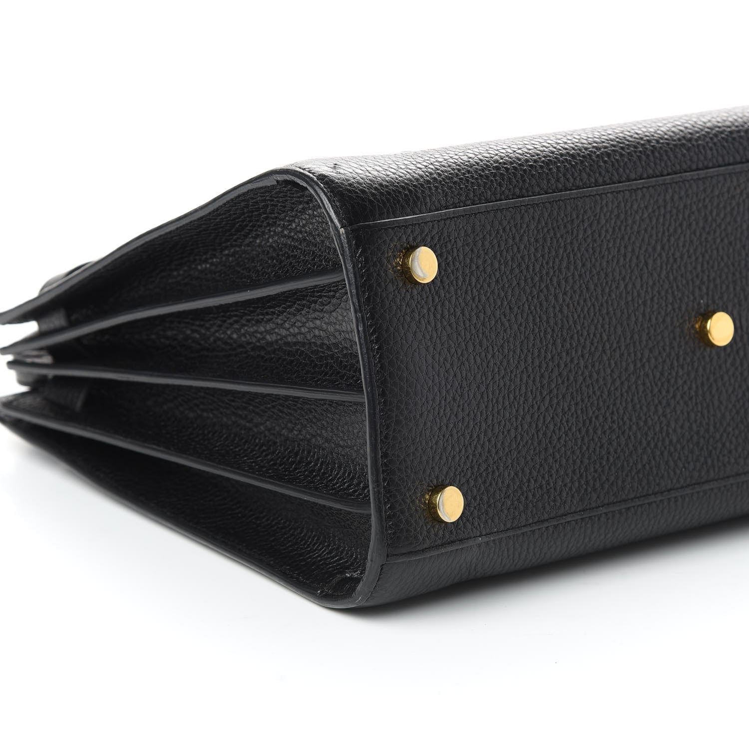 Saint Laurent Grained Calfskin Small Sac De Jour Black 6 of 9