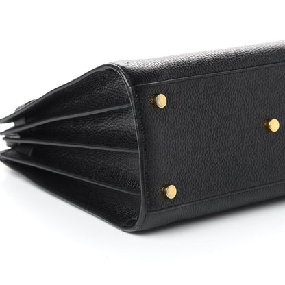Saint Laurent Grained Calfskin Small Sac De Jour Black 6 of 9