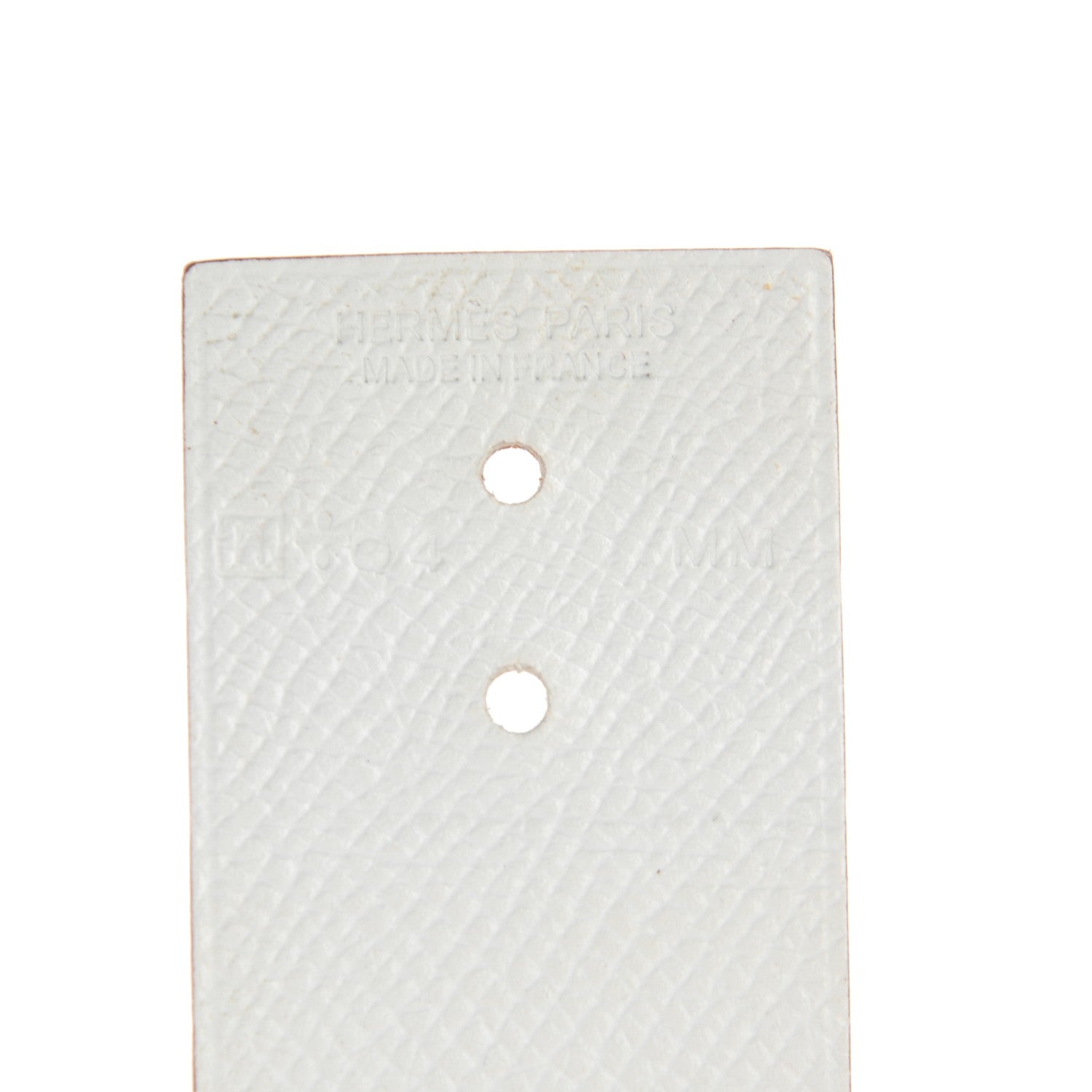 Hermes Epsom Imprevisible Bracelet MM White 6 of 6