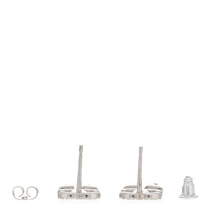 Chanel Crystal CC Starfall Drop Earrings Silver 4 of 5