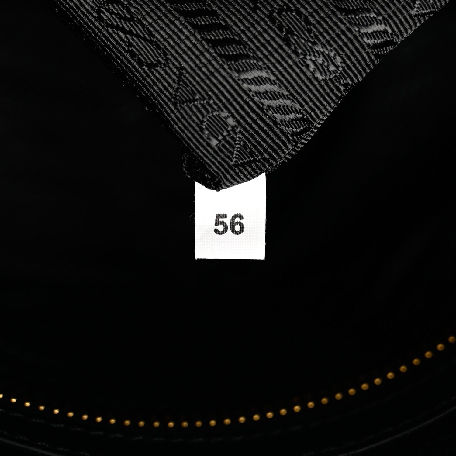 Prada Jacquard Saffiano Triangolo Symbole Embroidered Medium Travel Bag Black Corda 7 of 11