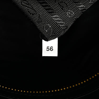 Prada Jacquard Saffiano Triangolo Symbole Embroidered Medium Travel Bag Black Corda 7 of 11