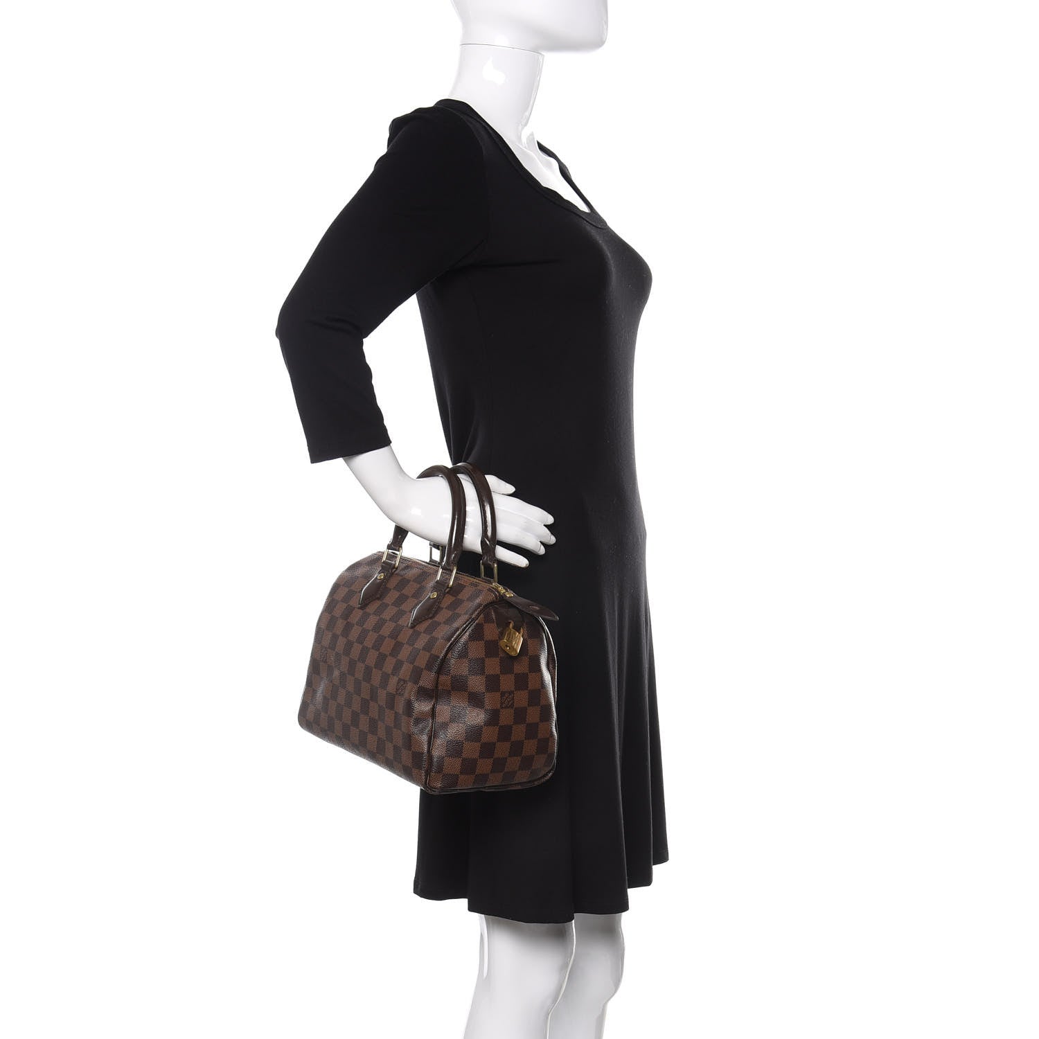 Louis Vuitton Damier Ebene Speedy 25 2 of 21