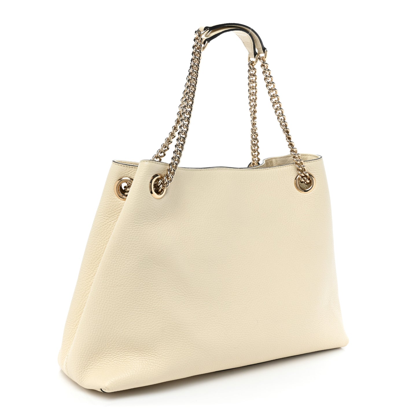 Cellarius Calfskin Medium Soho Chain Shoulder Bag Ivoire