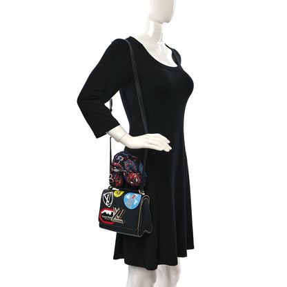 Louis Vuitton Epi World Tour Twist Shoulder Bag PM Black 2 of 10