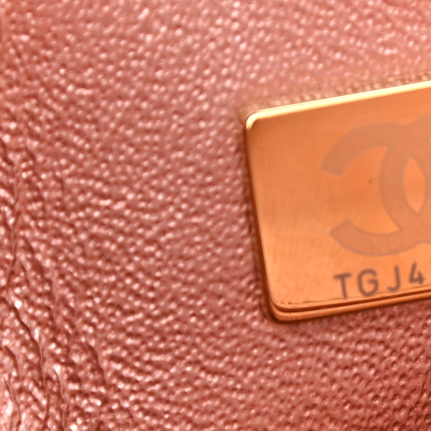 Chanel Metallic Grained Calfskin Quilted 2.55 Reissue Mini Flap Copper Pink 7 of 11
