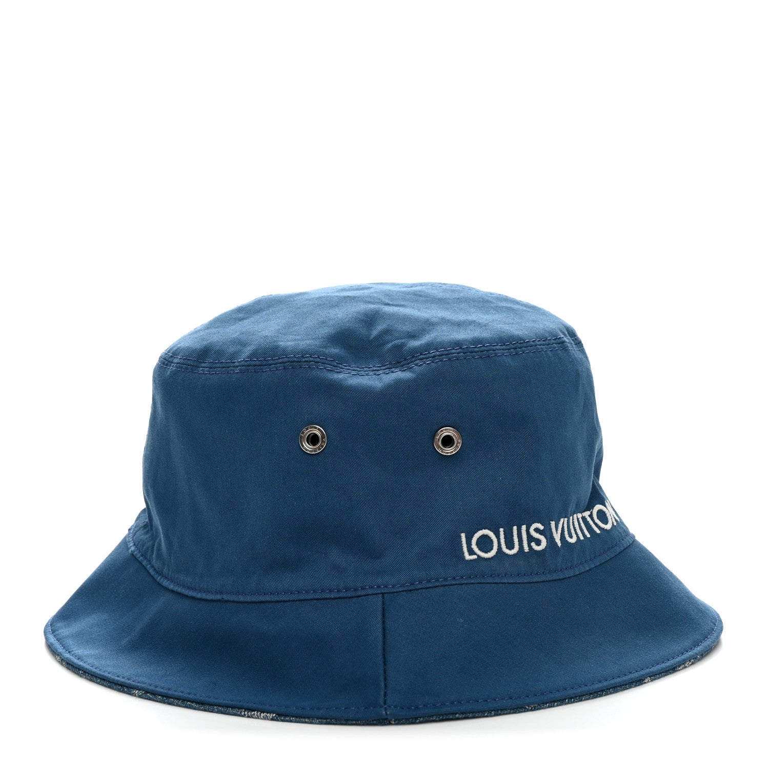 Louis Vuitton Monogram Denim Transformable Bob Bucket Hat Blue 5 of 16