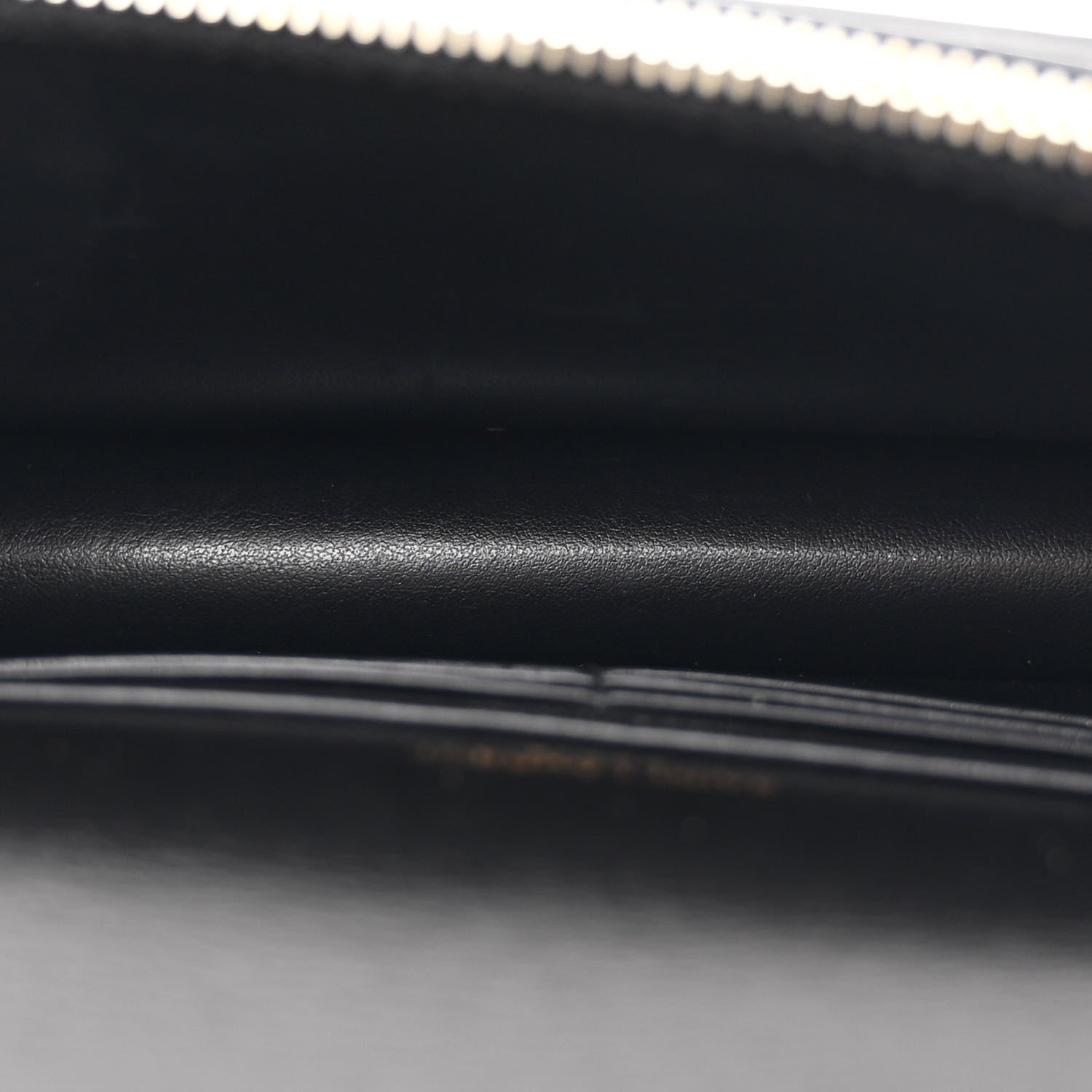 Saint Laurent Calfskin Monogram Sunset Chain Wallet Black 5 of 12