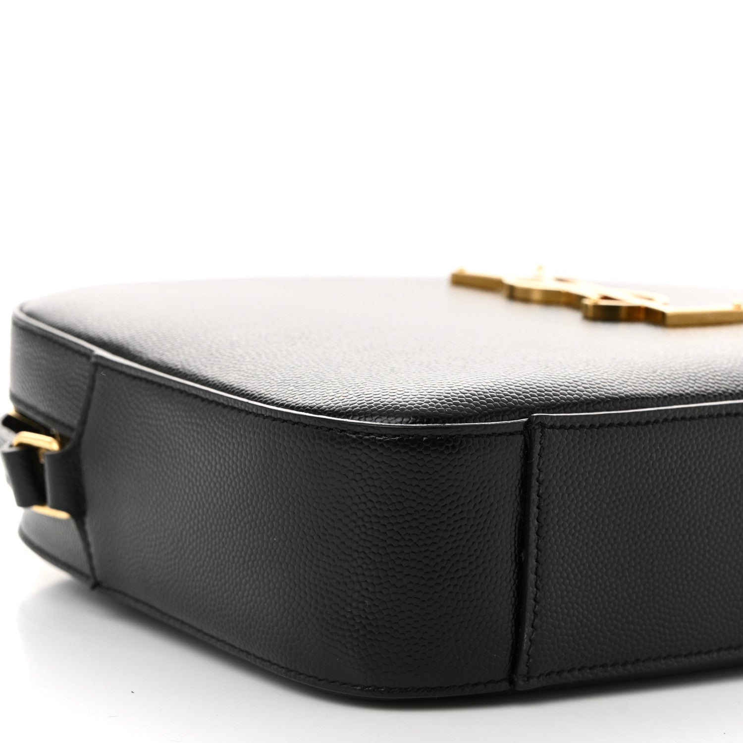 Saint Laurent Grain De Poudre Medium Classic Monogram Camera Bag Black 9 of 10