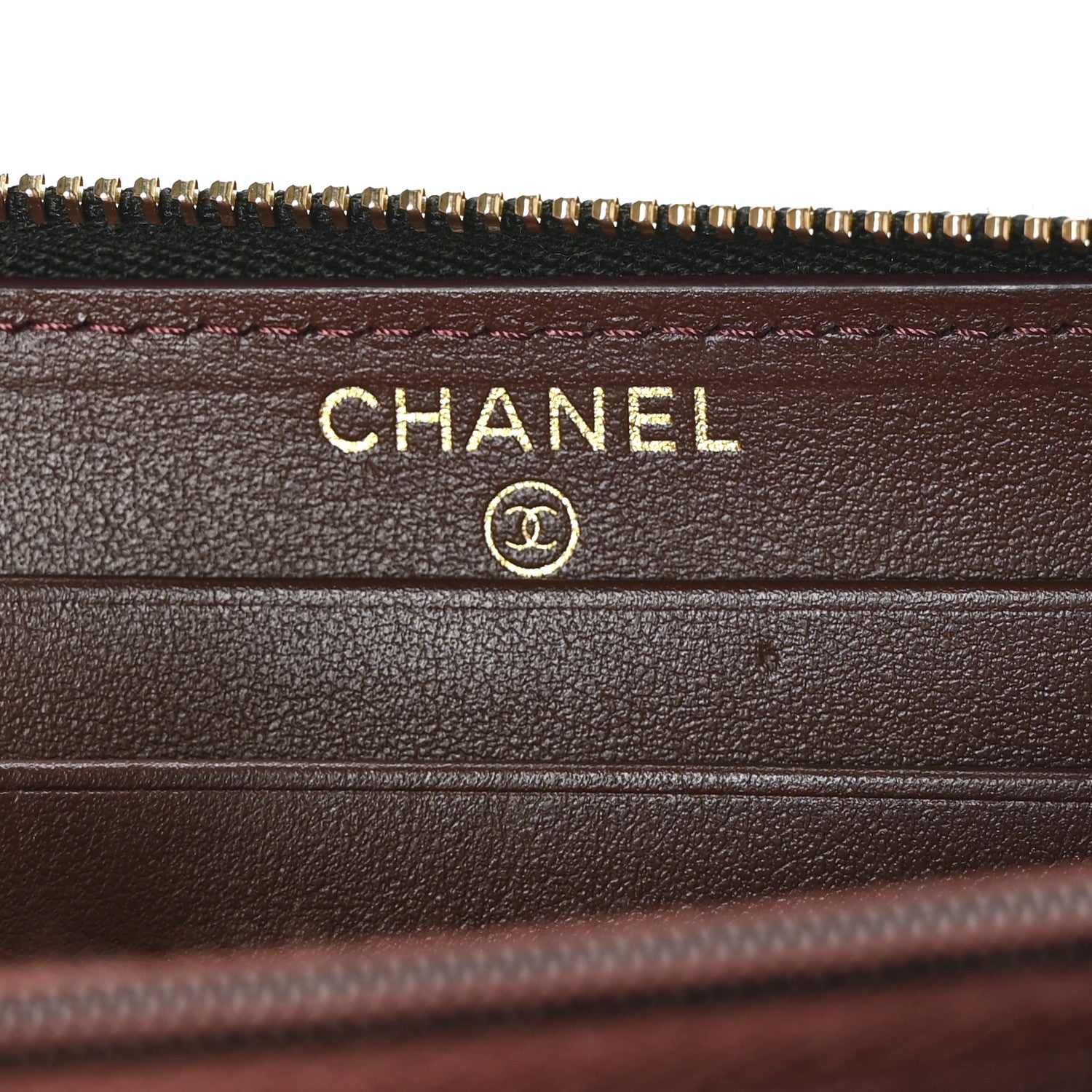Chanel Caviar Quilted Medium Zip Around Wallet Black 7 of 9