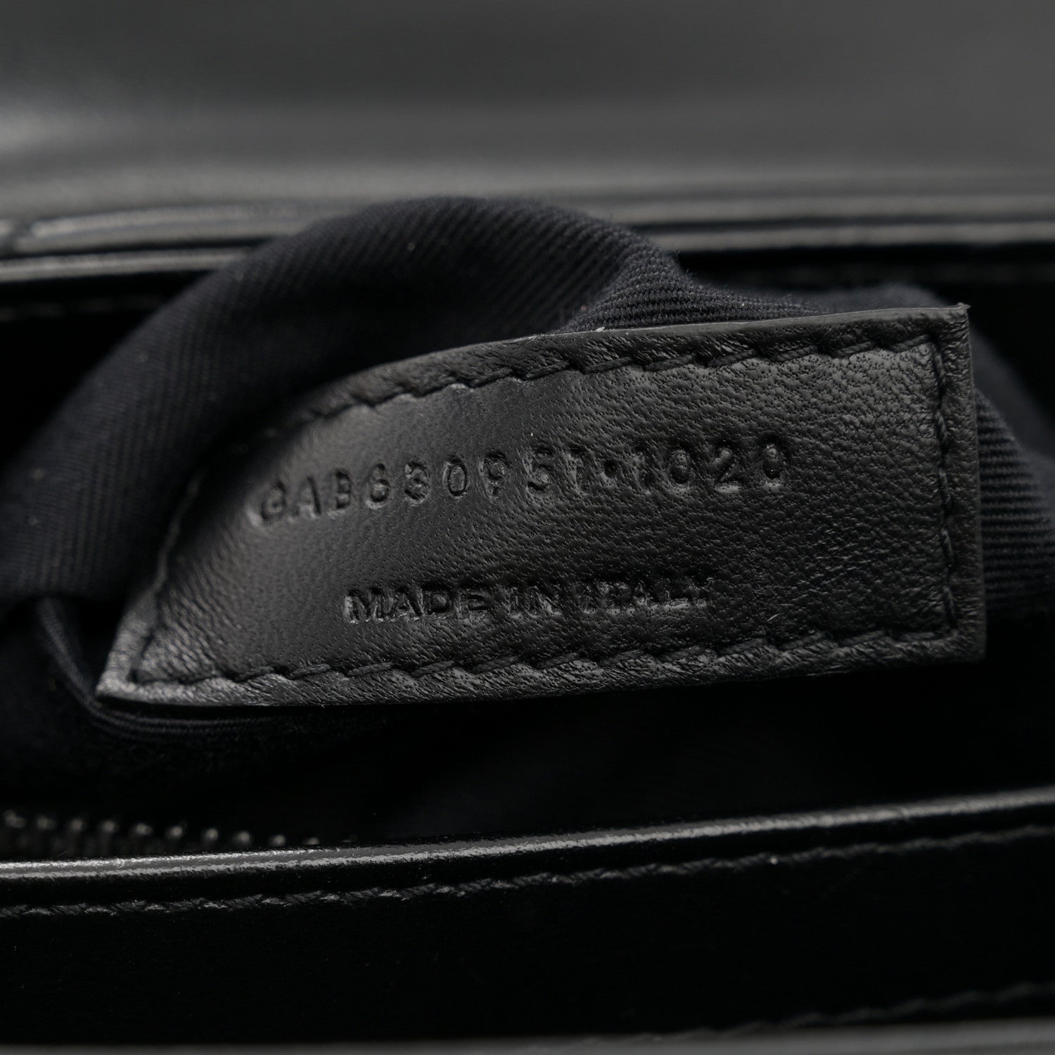 Saint Laurent Calfskin Y Quilted Monogram Monochrome Toy Loulou Crossbody Bag Black 8 of 10
