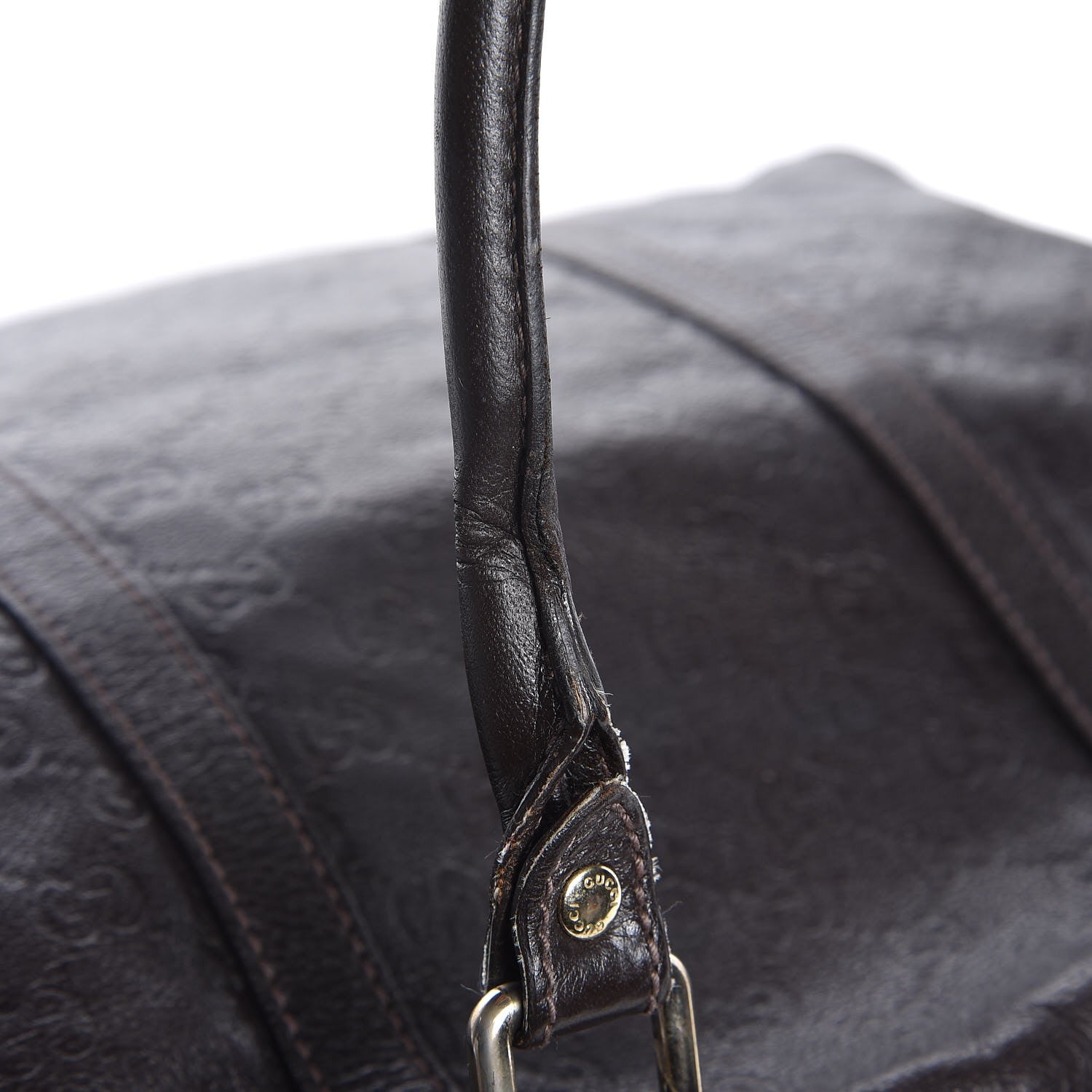 Gucci Guccissima Medium Joy Tote Bag Dark Brown 8 of 12