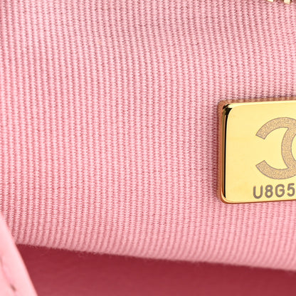 Chanel Lambskin Quilted CC Links Hobo Light Pink 6 of 10