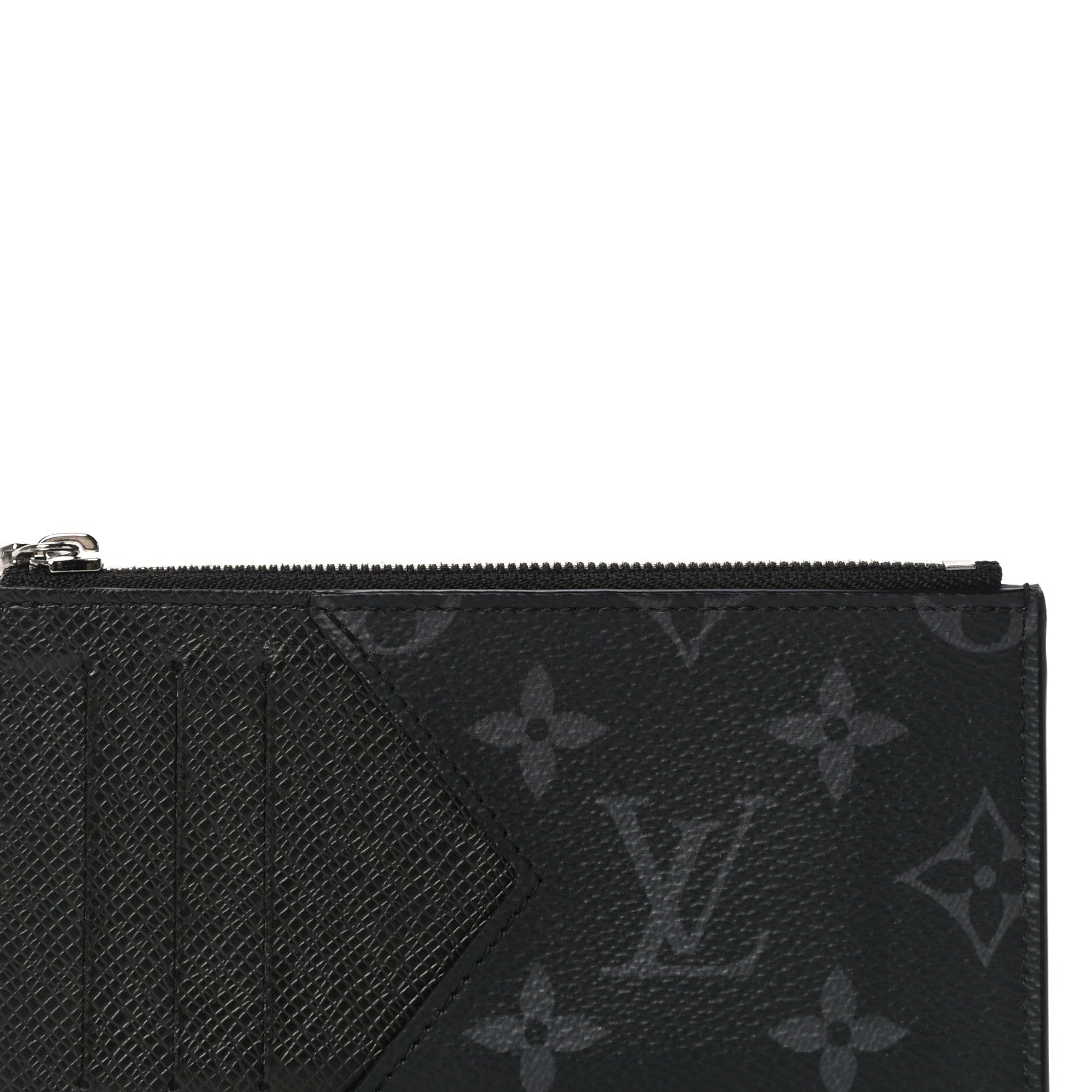 Louis Vuitton Monogram Eclipse Taiga Coin Card Holder 7 of 9