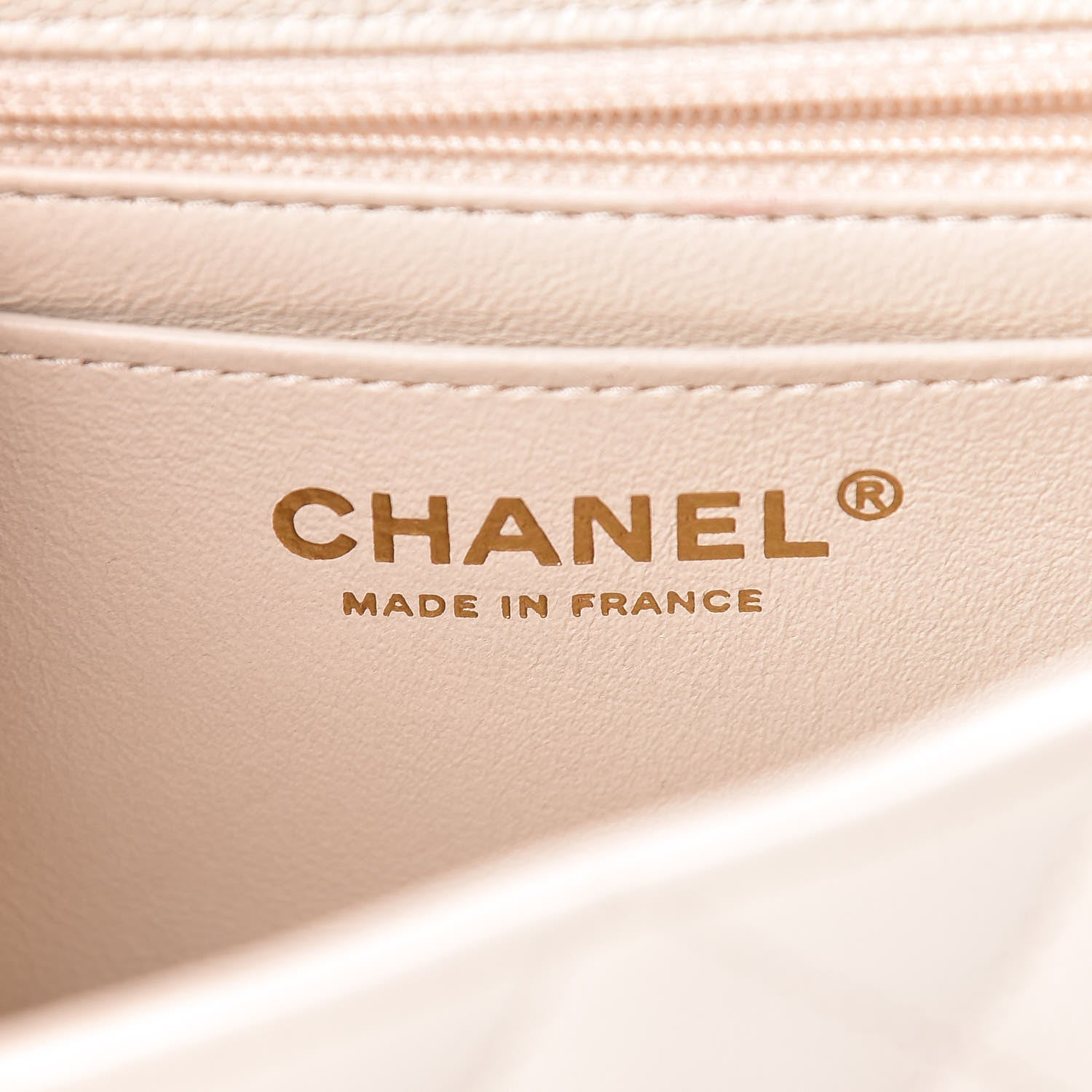 Chanel Caviar Quilted Mini Rectangular Flap White 6 of 10