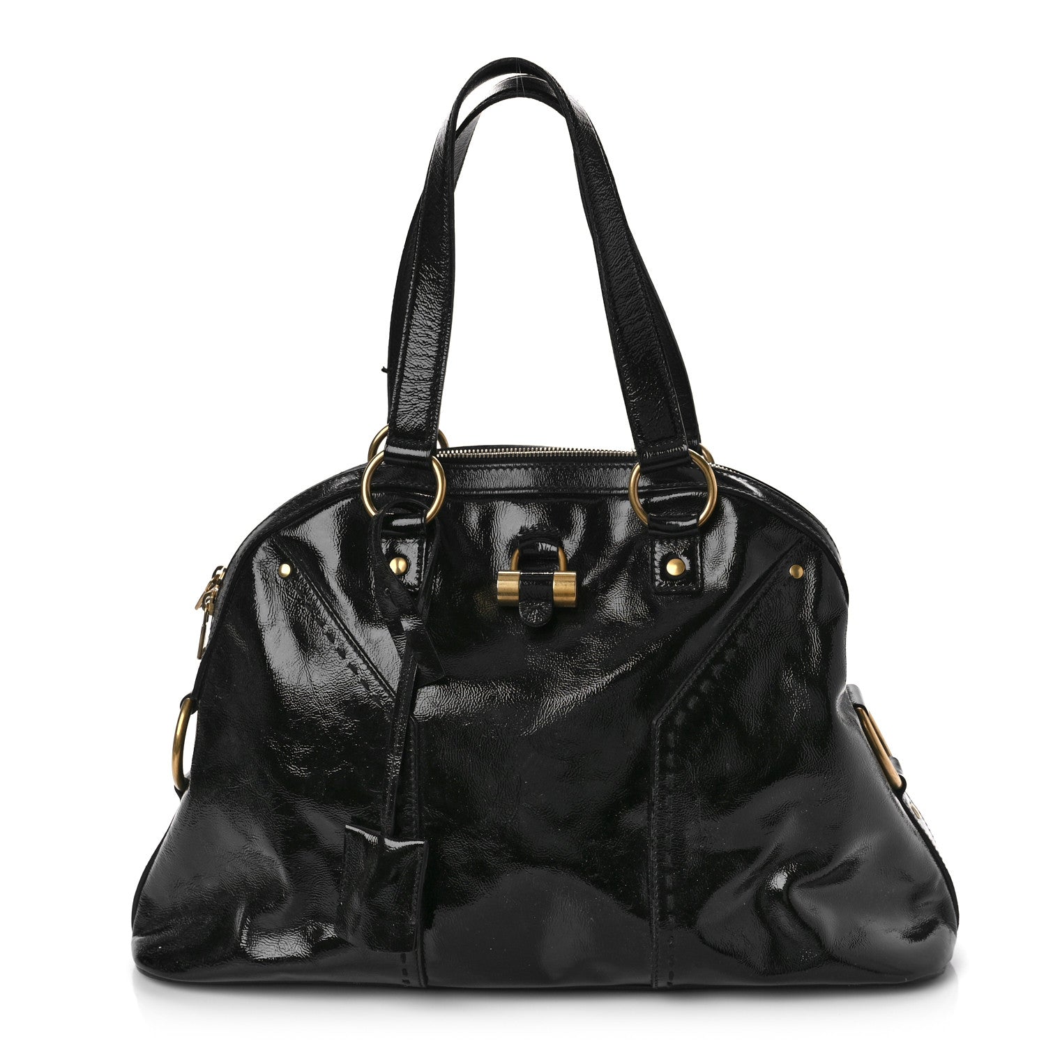 Saint Laurent Patent Large Muse Black 1 of 14