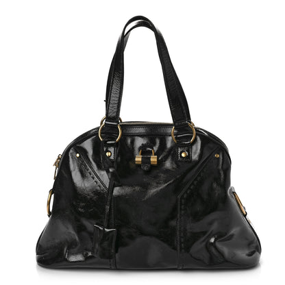 Saint Laurent Patent Large Muse Black 1 of 14