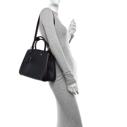 Louis Vuitton Empreinte Montaigne MM Marine Rouge 2 of 10