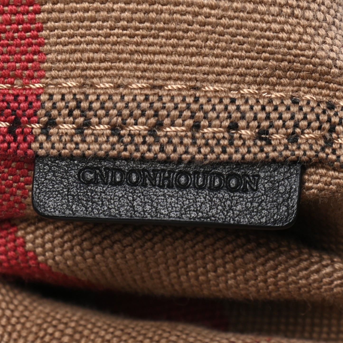 Overdyed Canvas Mega Check Heart Print Medium Chiltern Backpack Black