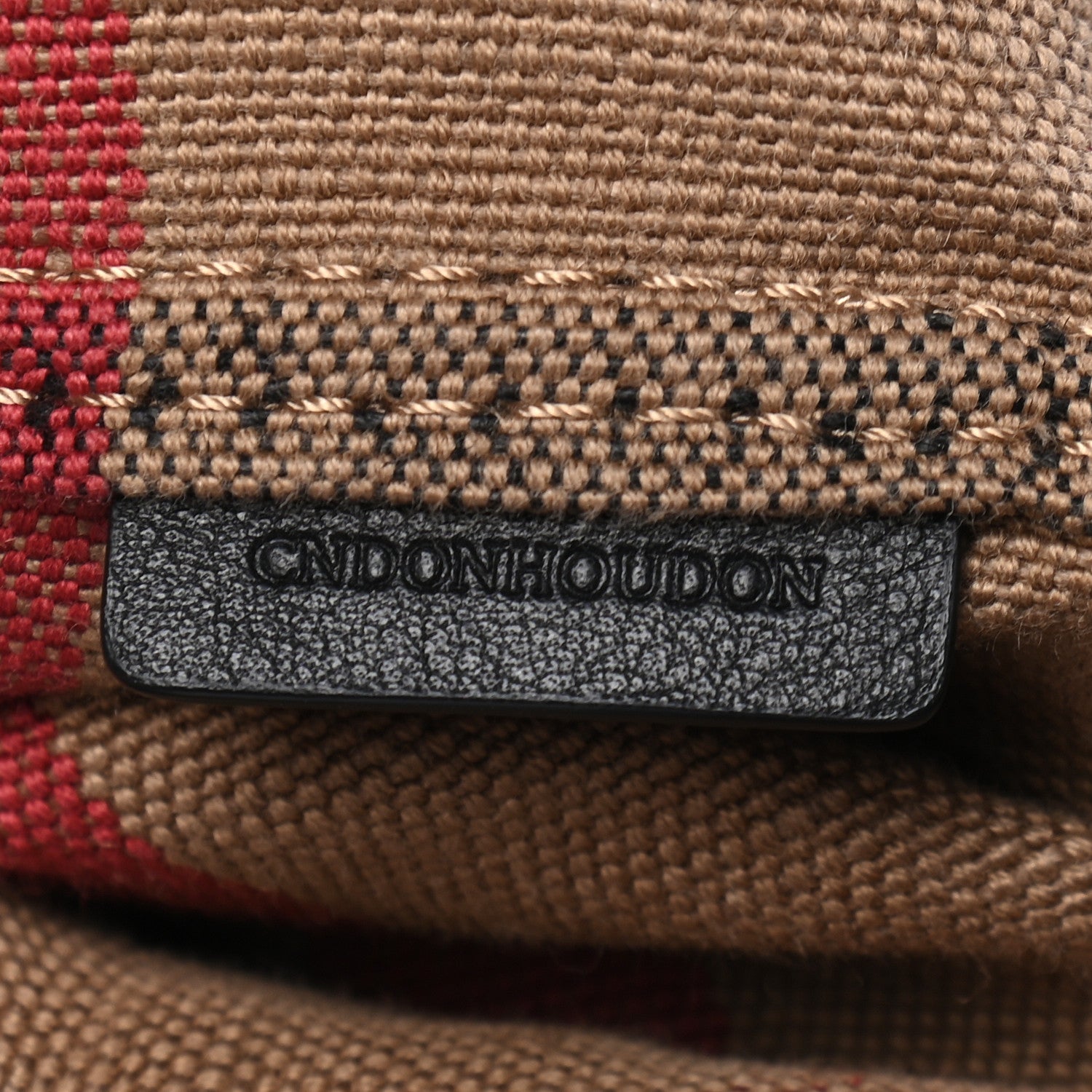 Burberry Overdyed Canvas Mega Check Heart Print Medium Chiltern Backpack Black 7 of 9
