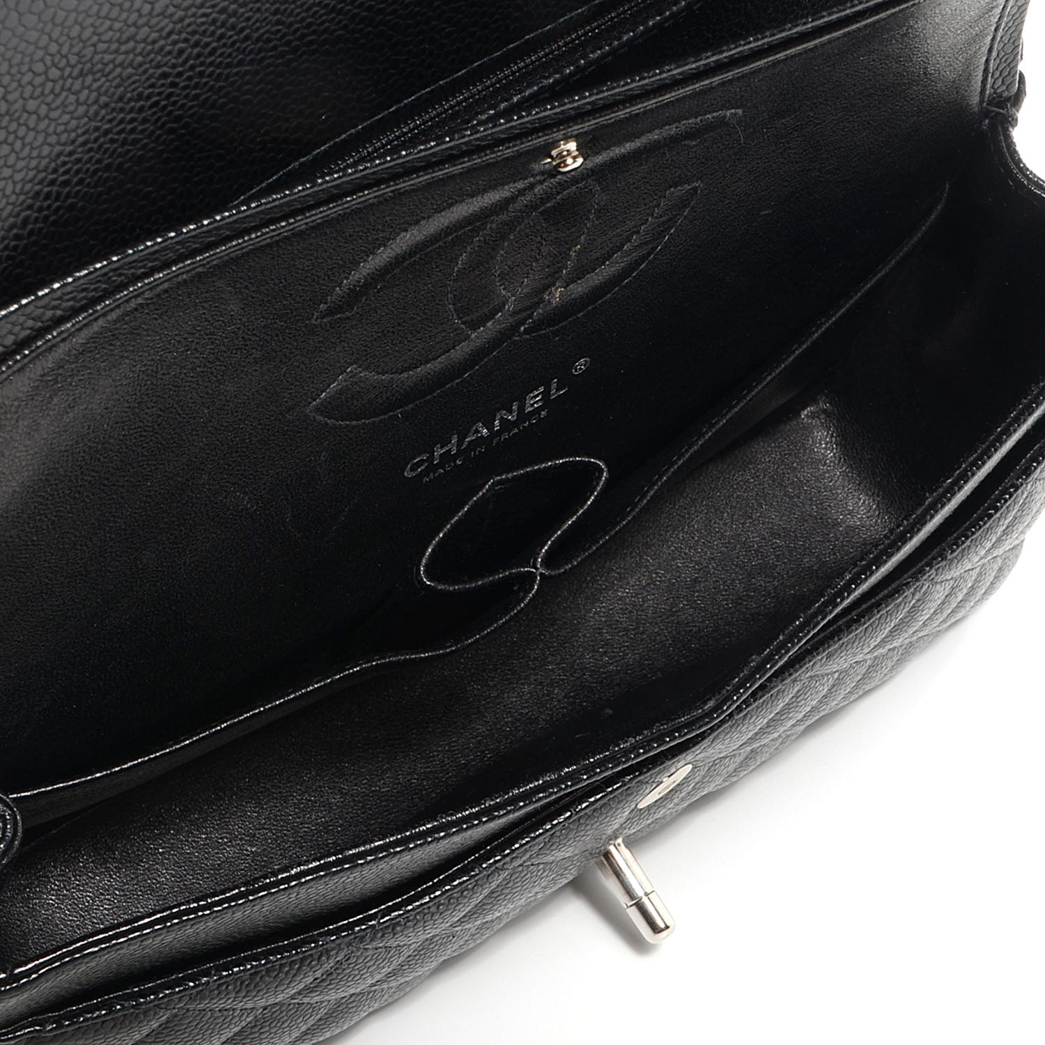 Chanel Caviar Quilted Medium Double Flap Black 6 of 9