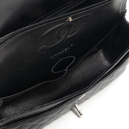 Chanel Caviar Quilted Medium Double Flap Black 6 of 9