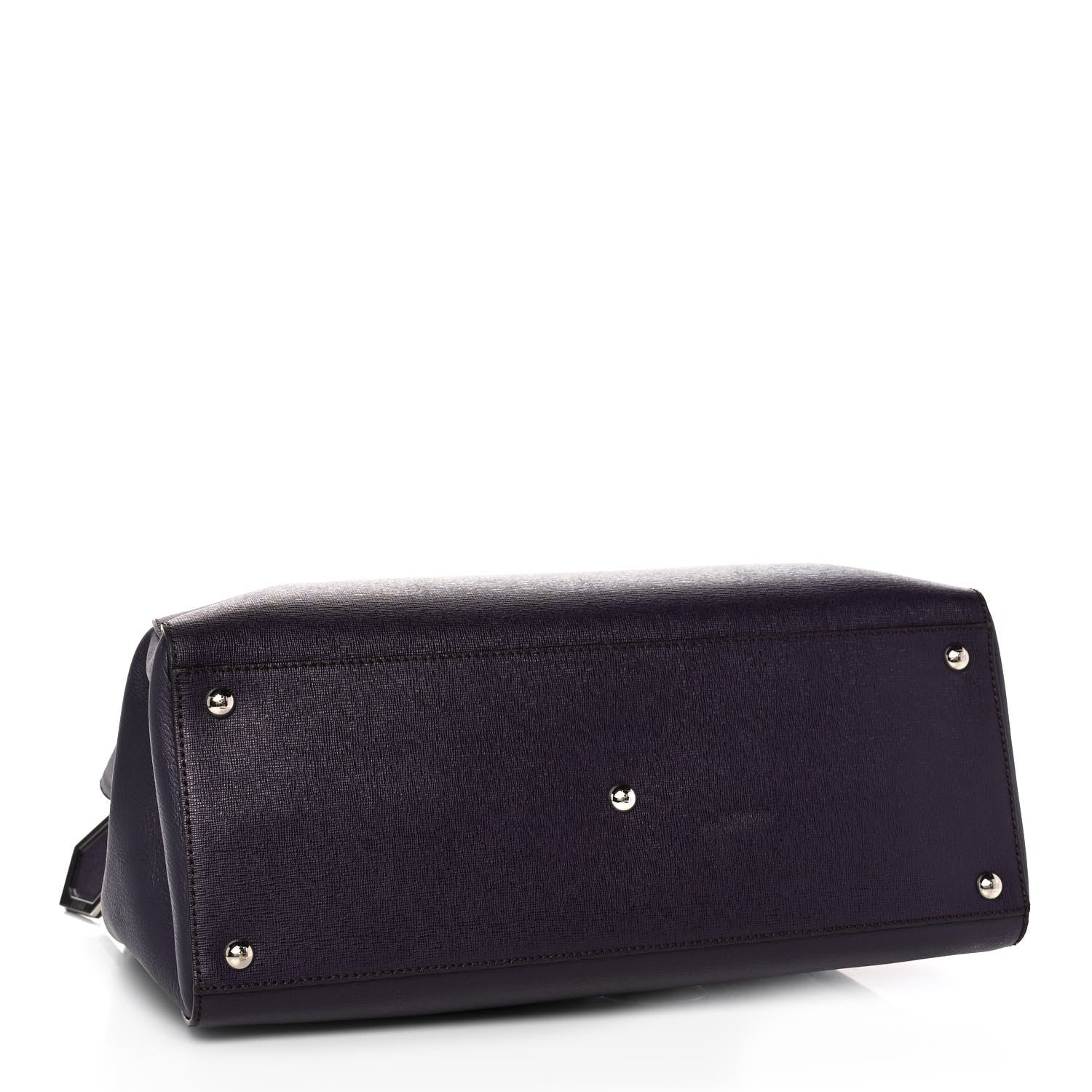 Fendi Vitello Elite Regular 2Jours Tote Ametista 3 of 13