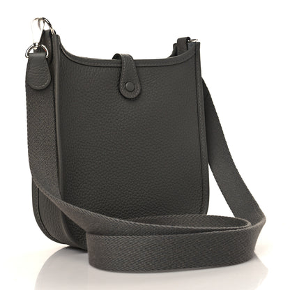 Hermes Taurillon Maurice Evelyne TPM Gris Meyer 2 of 9