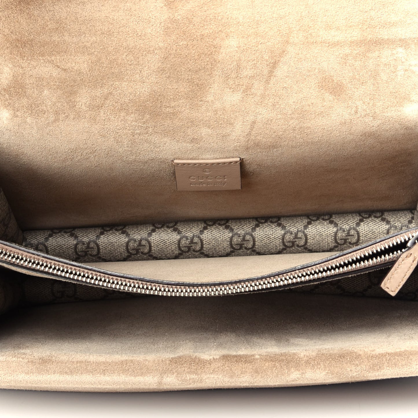 GG Supreme Monogram Small Dionysus Shoulder Bag Taupe