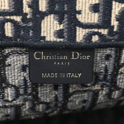 Christian Dior Oblique Large Book Tote Blue Multicolor 6 of 17