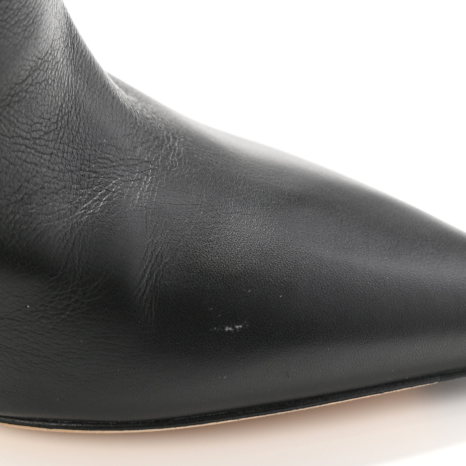 Jimmy Choo Calfskin Knee High Mavis 100 Boots 40.5 Black 9 of 15