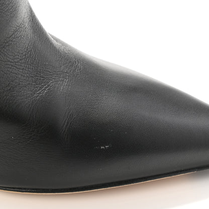 Jimmy Choo Calfskin Knee High Mavis 100 Boots 40.5 Black 9 of 15