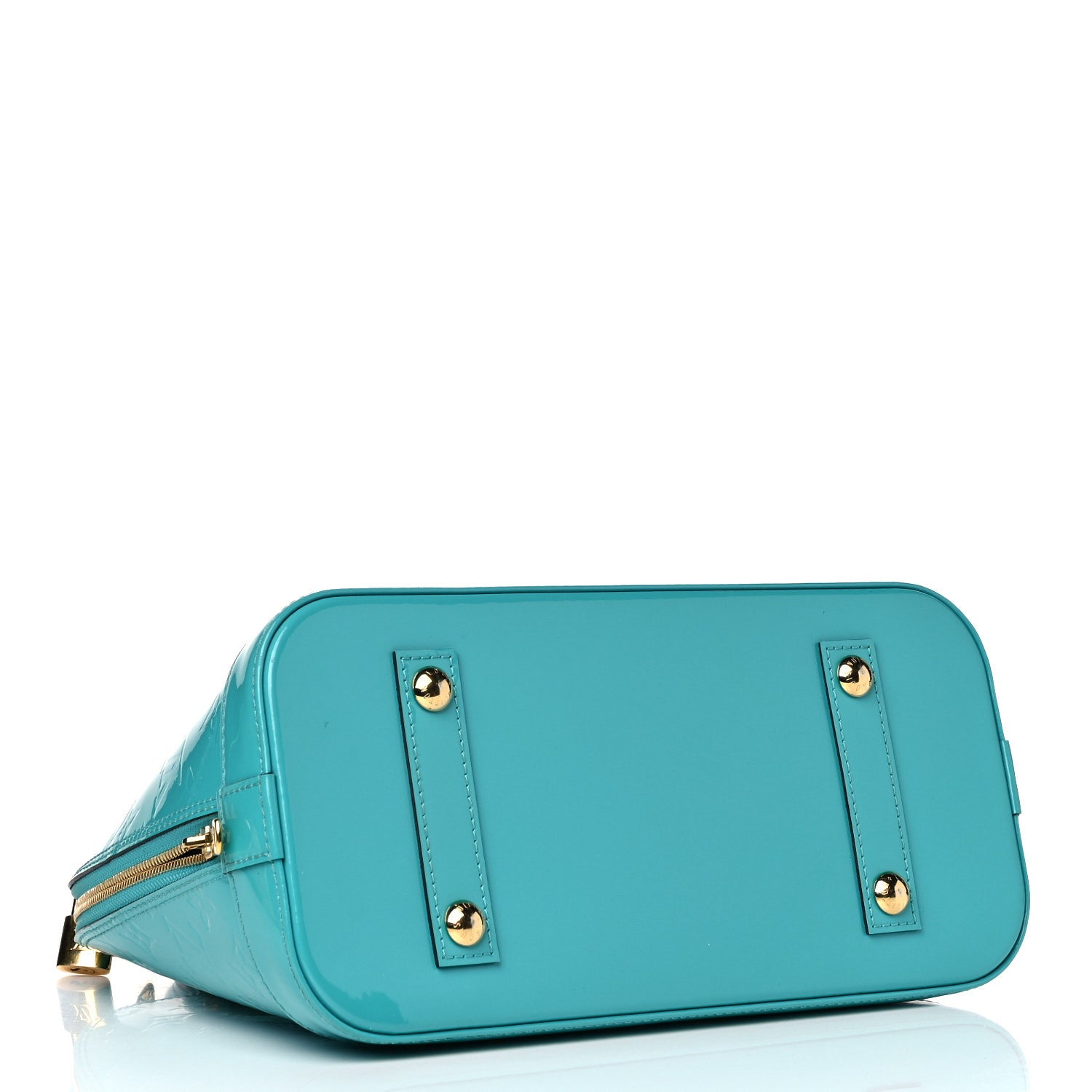 Louis Vuitton Vernis Alma PM Blue Lagon 3 of 15