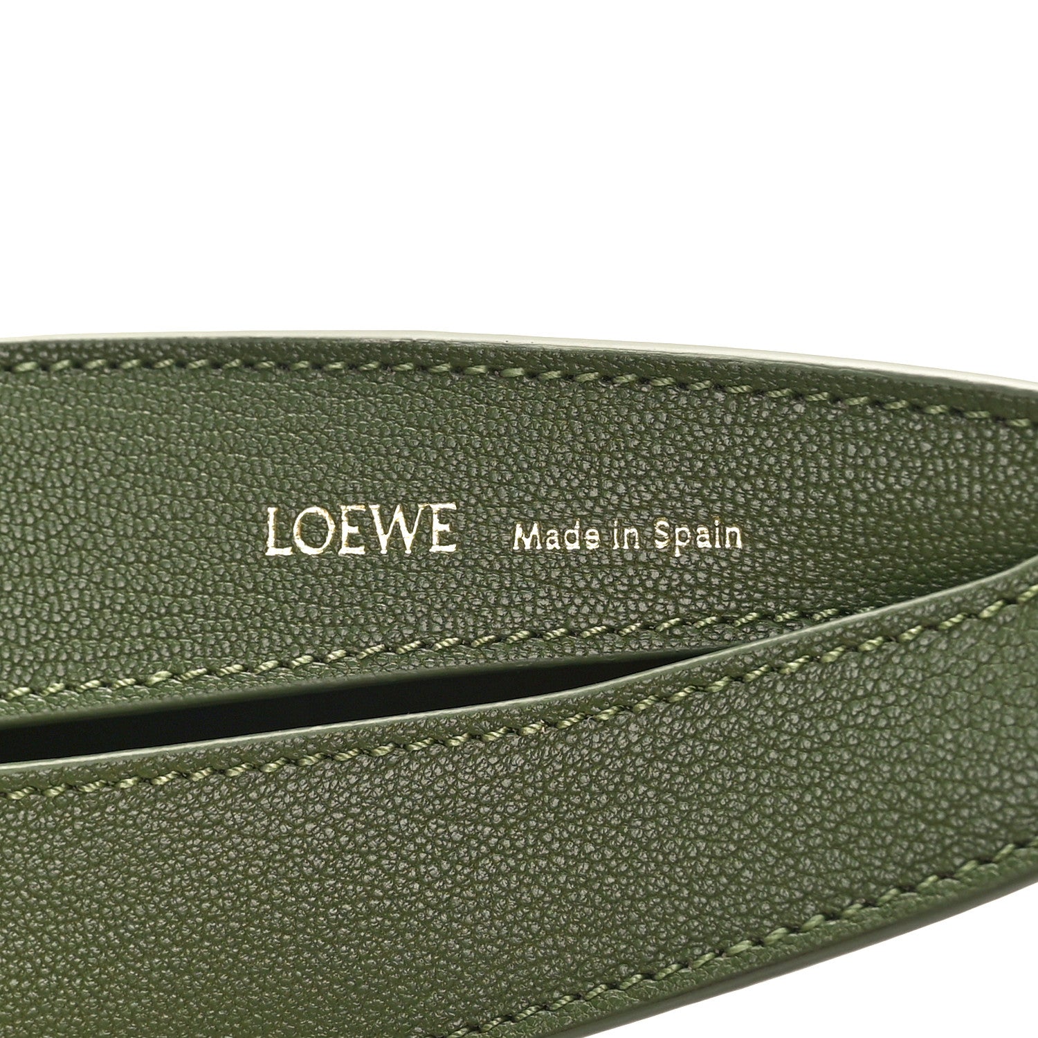 Loewe Satin Calfskin Jacquard Medium Luna Bag Avocado Green 6 of 8