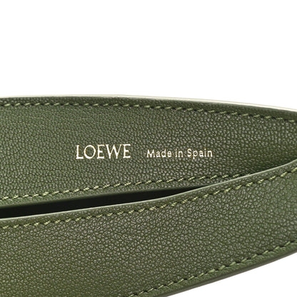 Loewe Satin Calfskin Jacquard Medium Luna Bag Avocado Green 6 of 8
