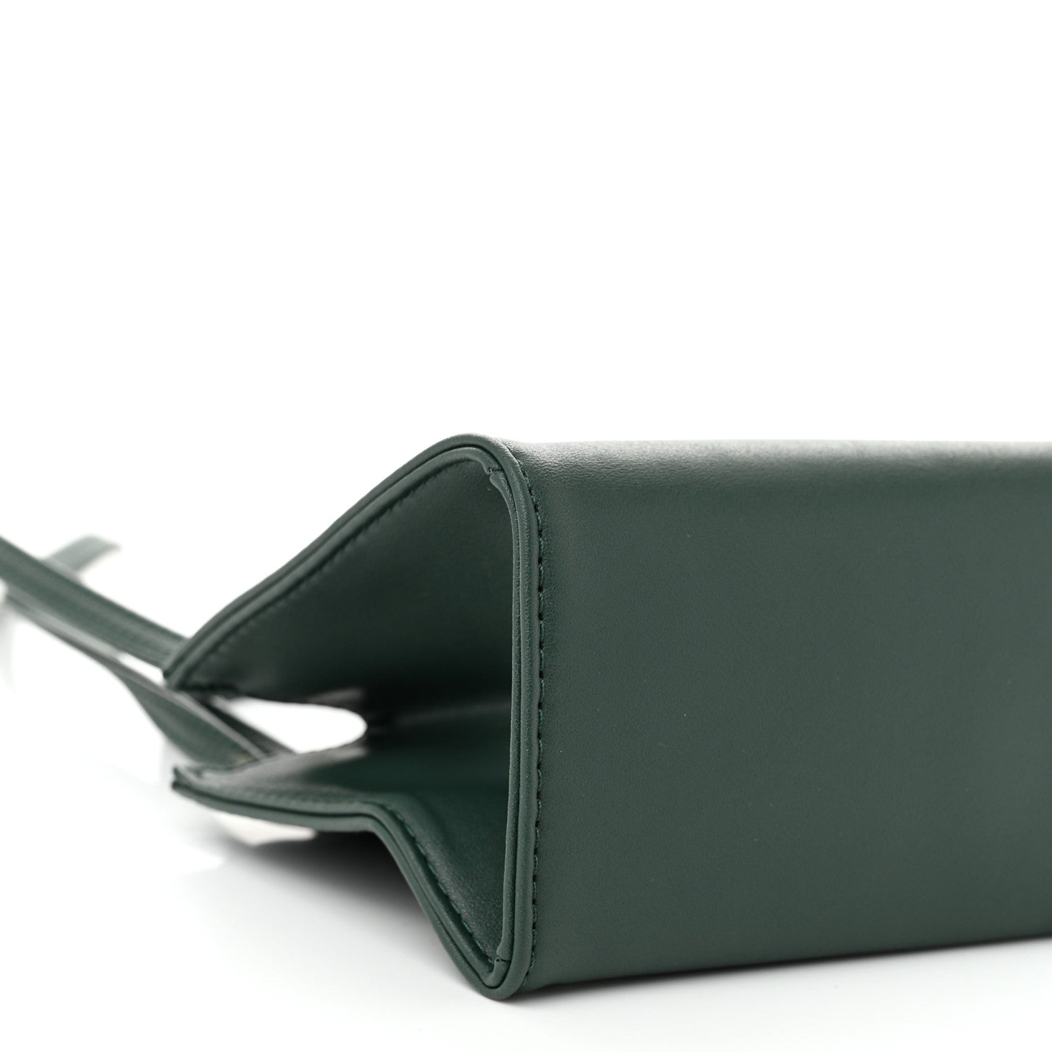 Telfar Vegan Leather Small Shopping Bag Dark Olive 9 of 10