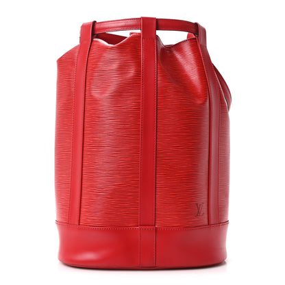 Louis Vuitton Epi Randonnee PM Castillan Red 1 of 9