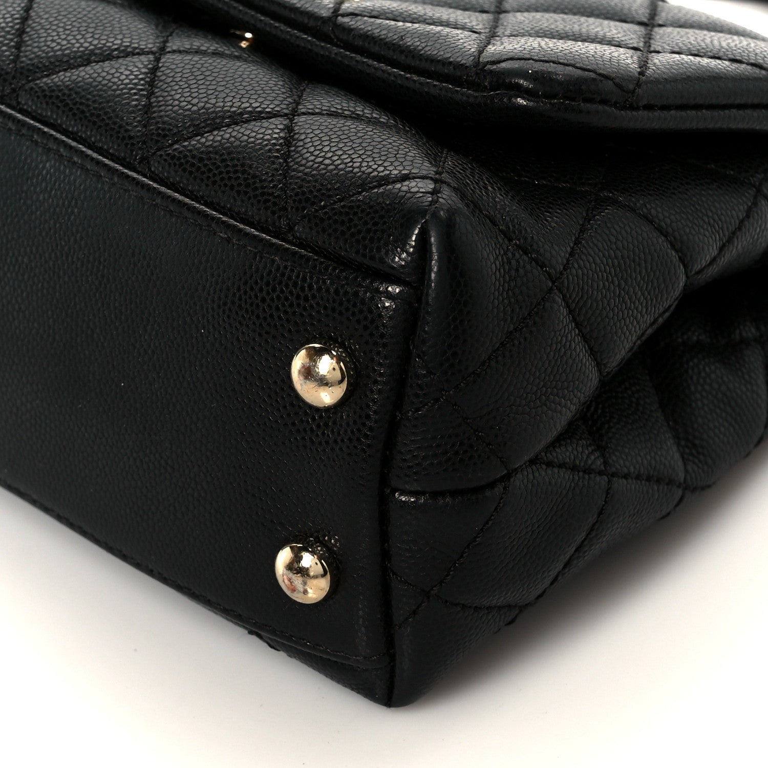 Chanel Caviar Quilted Extra Mini Coco Handle Flap Black 11 of 11