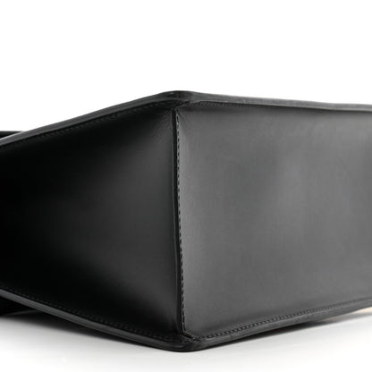 Gucci Calfskin Medium Sylvie Top Handle Bag Black 9 of 12