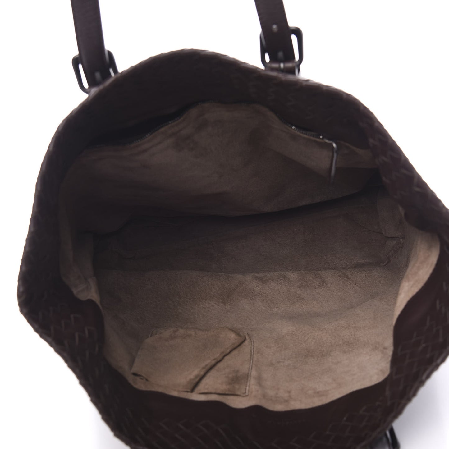 Nappa Intrecciato Large Tote Coffee