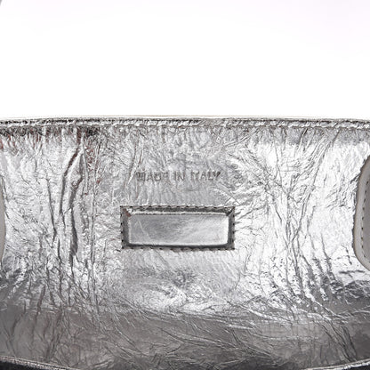 Christian Dior Metallic Calfskin Medium Diorever Flap Silver 7 of 9