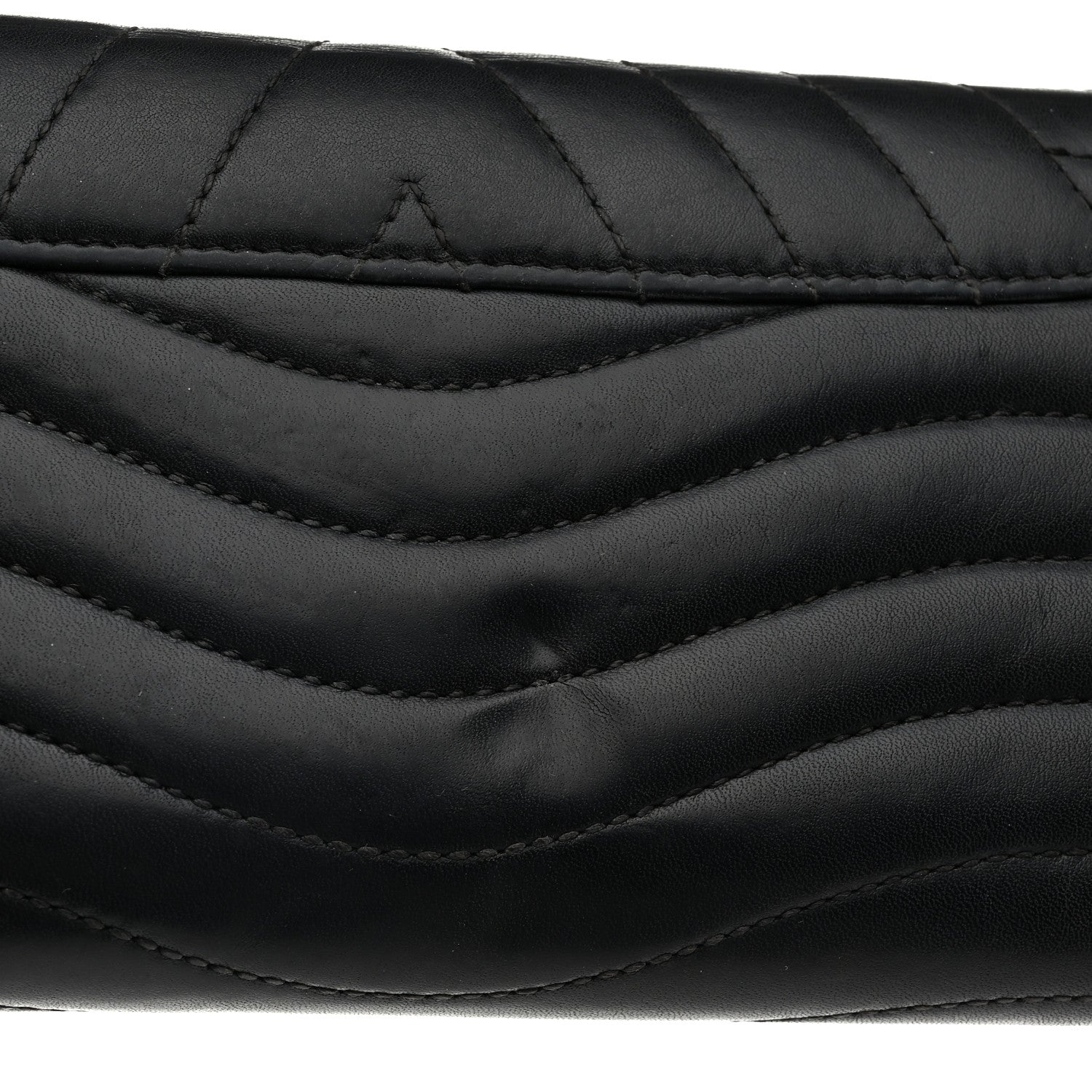 Louis Vuitton Calfskin New Wave Long Wallet Black 8 of 10