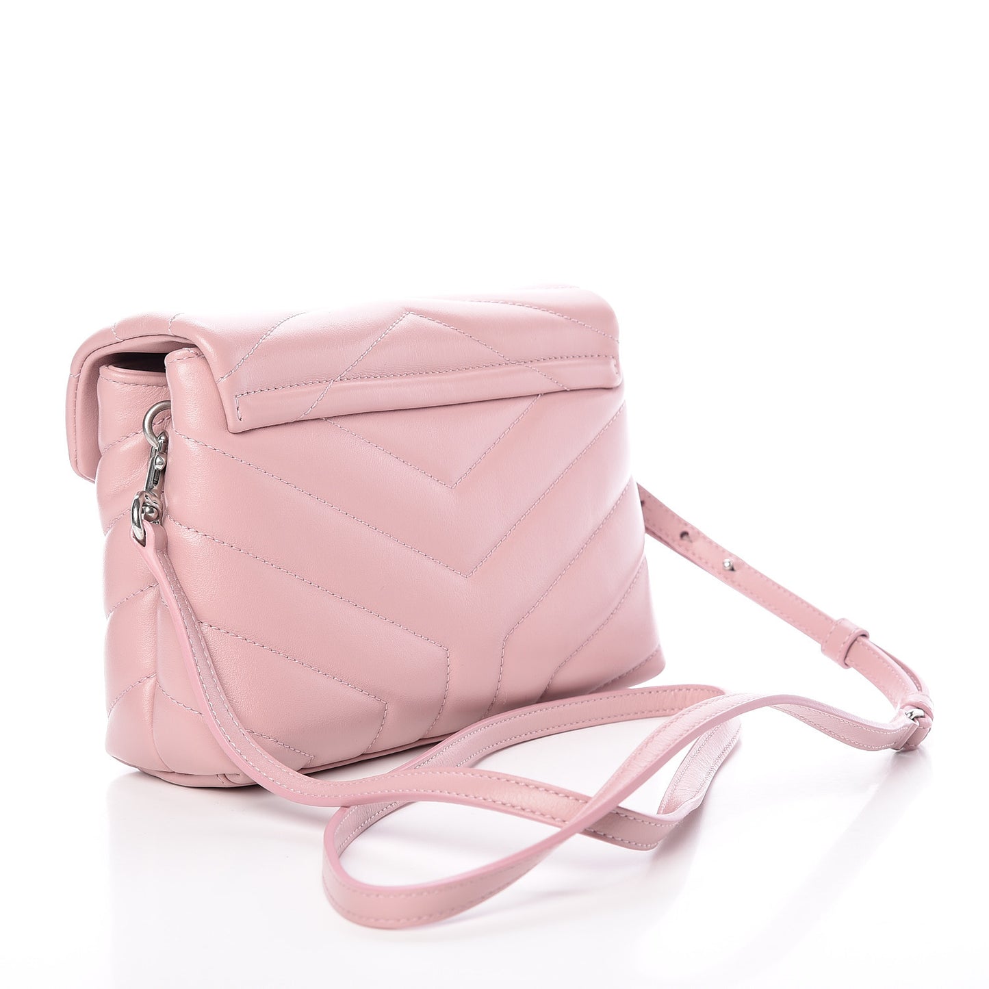 Calfskin Y Quilted Monogram Toy Loulou Crossbody Bag Tender Pink