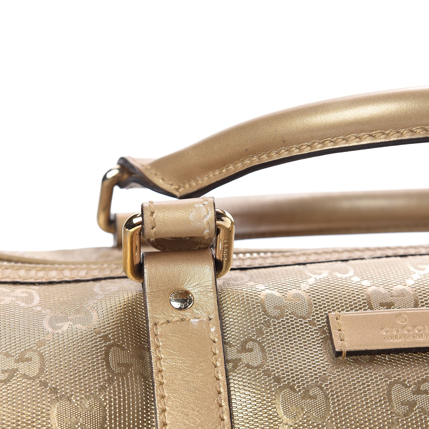 Gucci Imprime Monogram Medium Joy Boston Champagne 11 of 15