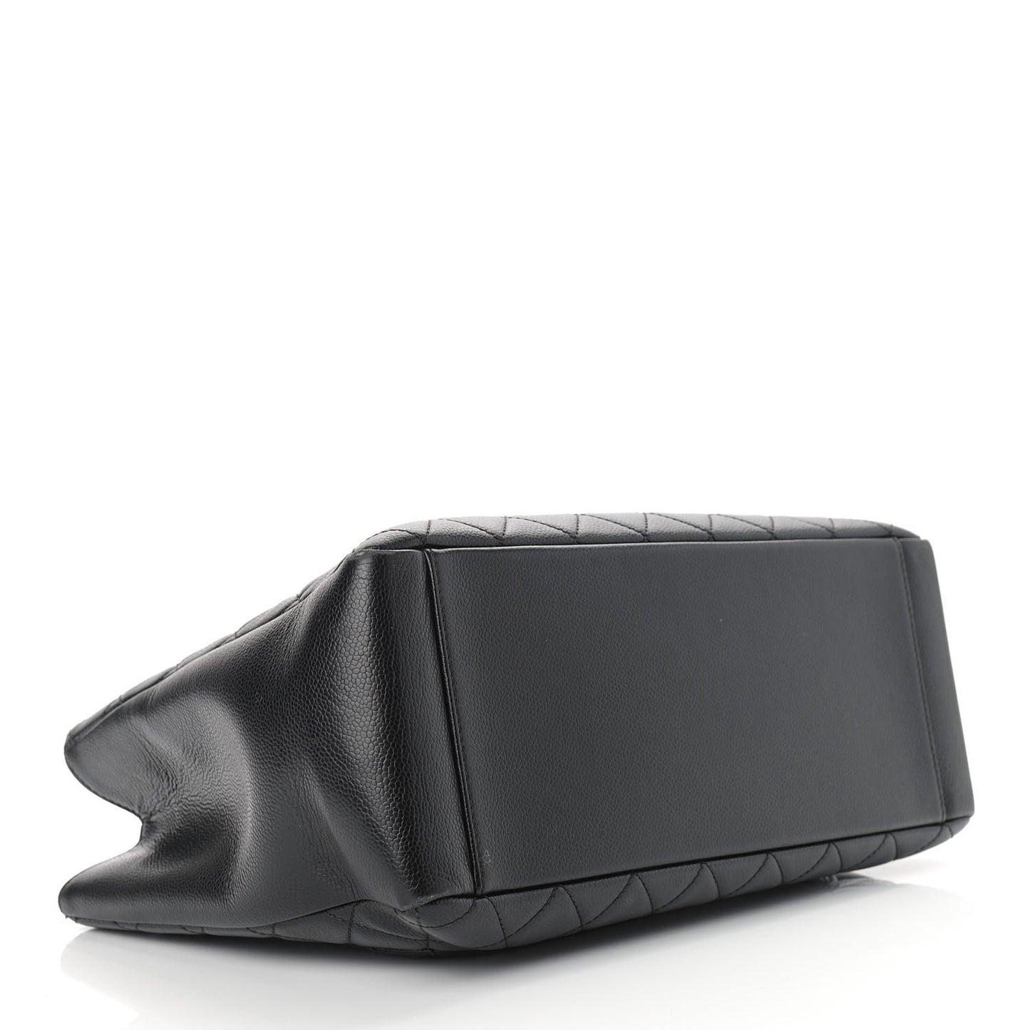 Caviar Quilted Grand Shopping Tote GST Black