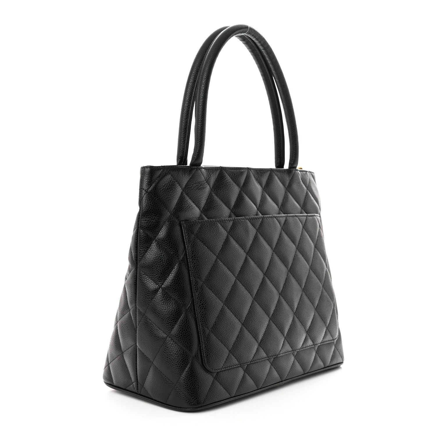 Chanel Caviar Quilted Medallion Tote Black 3 of 10