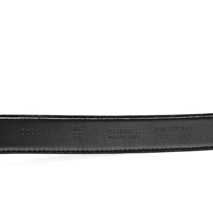 Chanel Calfskin CC Belt 65 26 Black 5 of 10