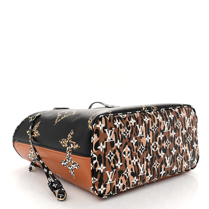 Louis Vuitton Monogram Giant Jungle Neverfull MM Black 4 of 8