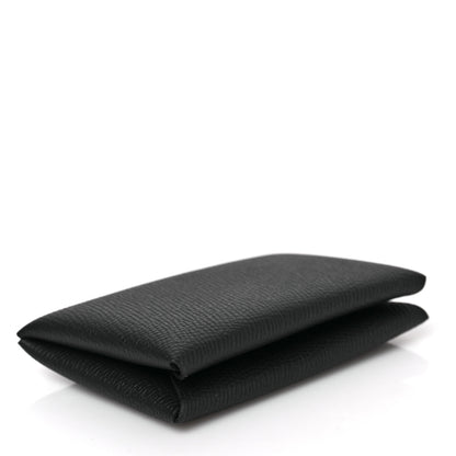 Hermes Epsom Calvi Card Case Black 4 of 6