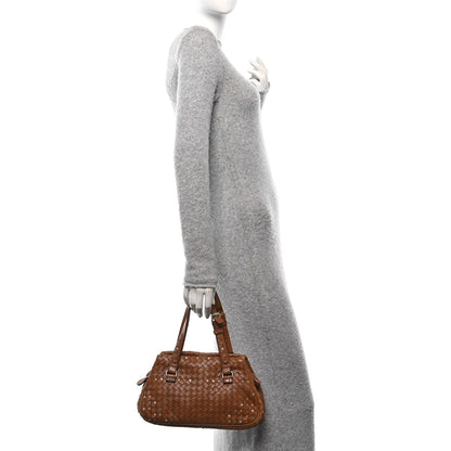 Bottega Veneta Nappa Intrecciato Shoulder Bag Brown 2 of 9